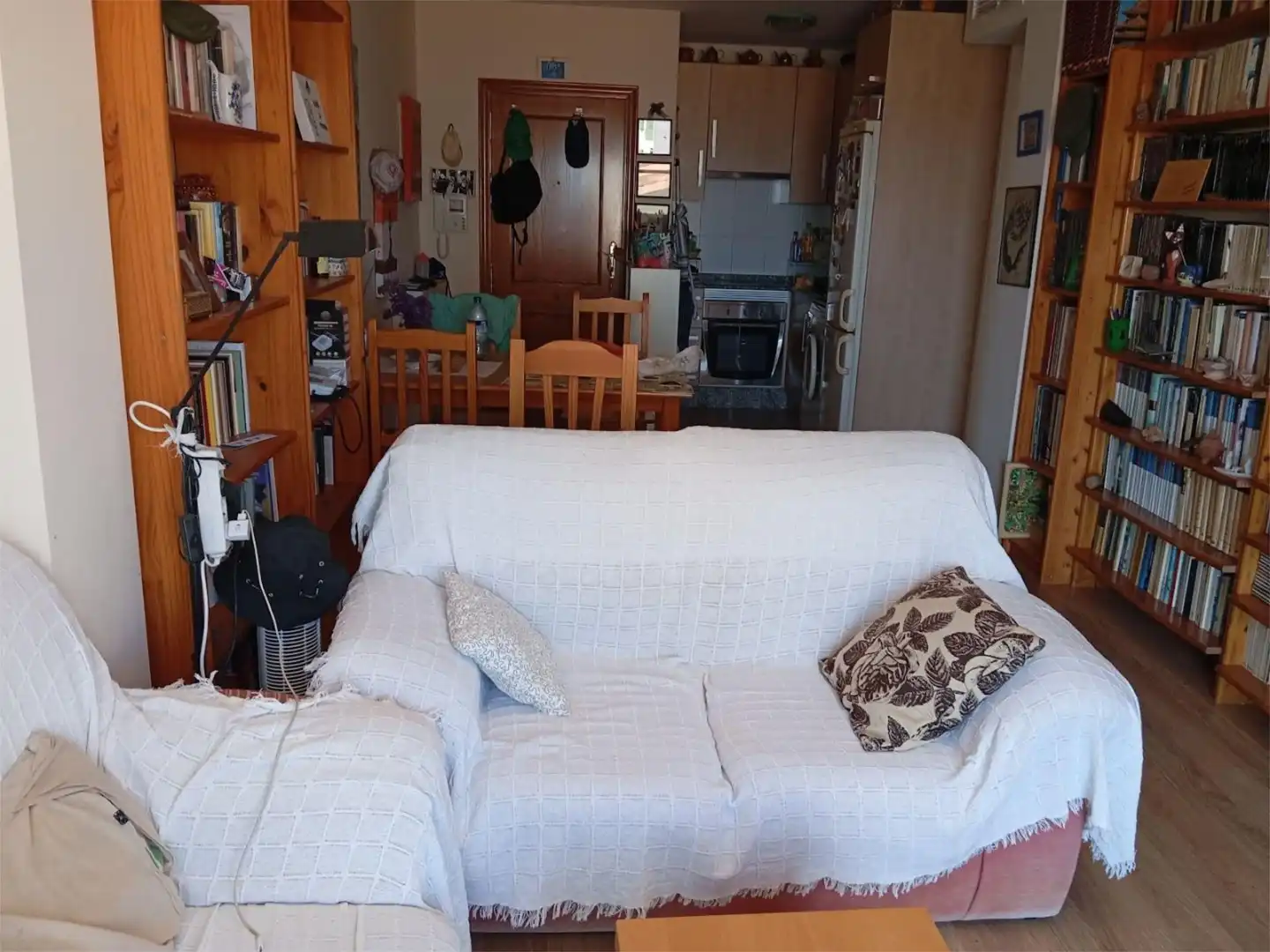 Sala de estar de Piso de alquiler en Águilas con Parquet, Terraza y Trastero