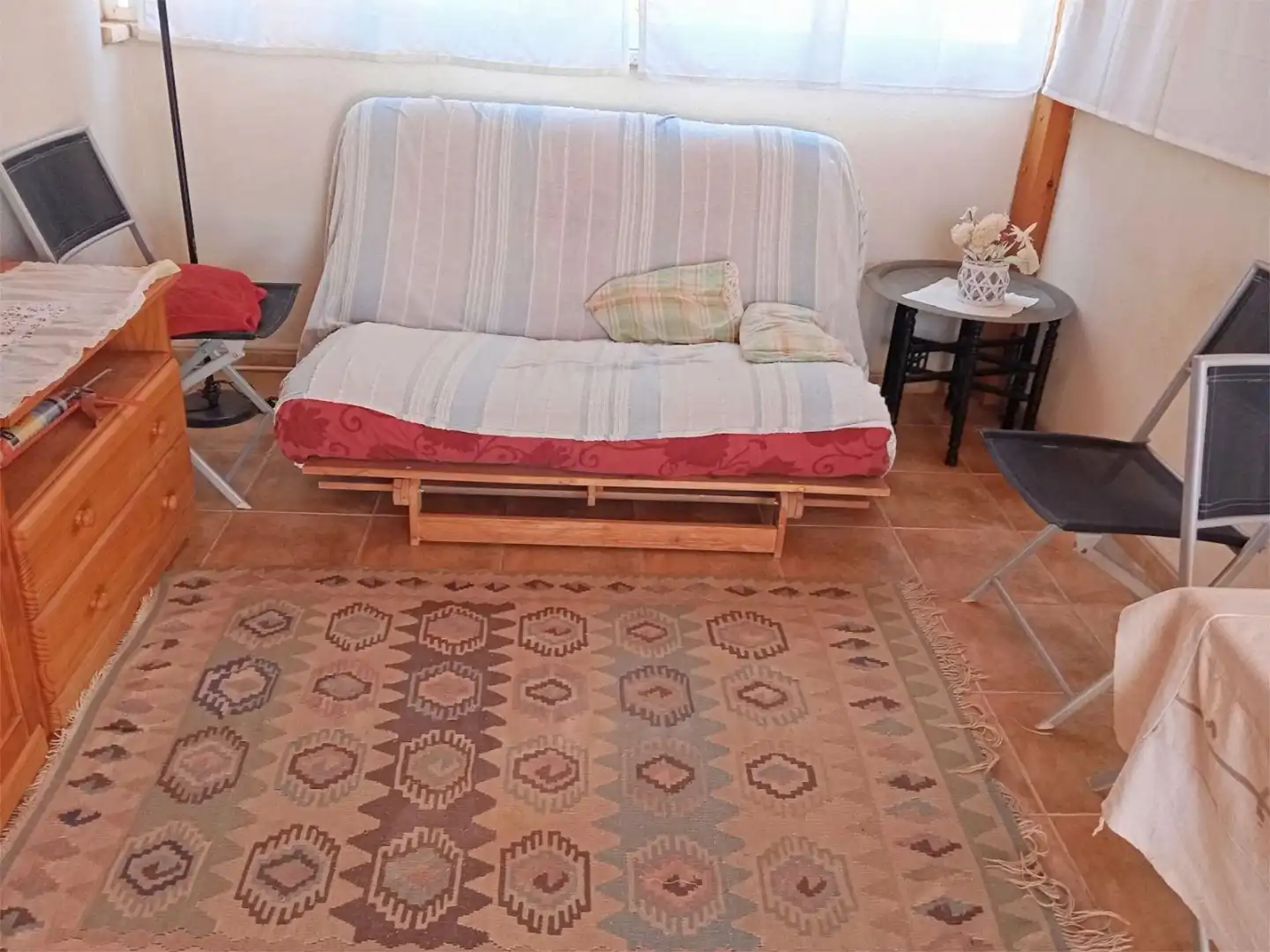 Sala de estar de Piso de alquiler en Águilas con Parquet, Terraza y Trastero