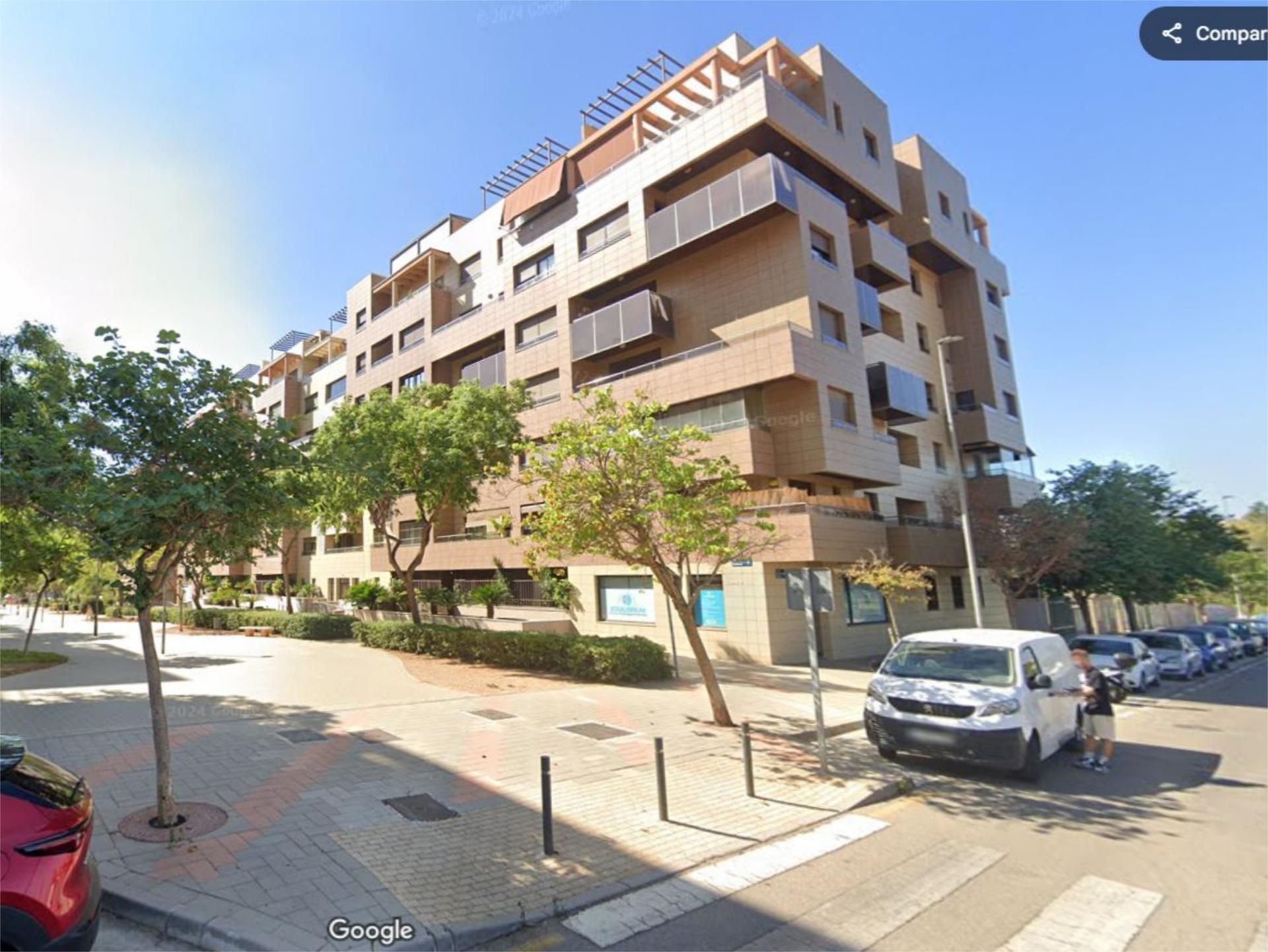 Exterior view of Flat for sale in Málaga Capital  with Air Conditioner, Terrace and Swimming Pool