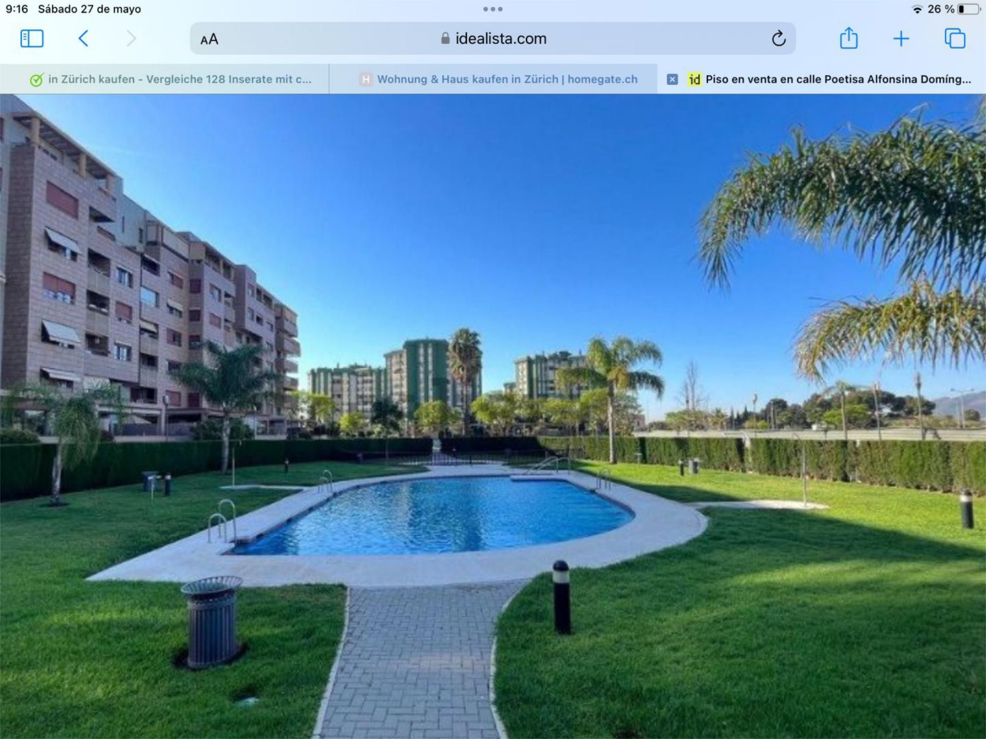 Piscina de Pis en venda en Málaga Capital amb Aire condicionat, Terrassa i Piscina