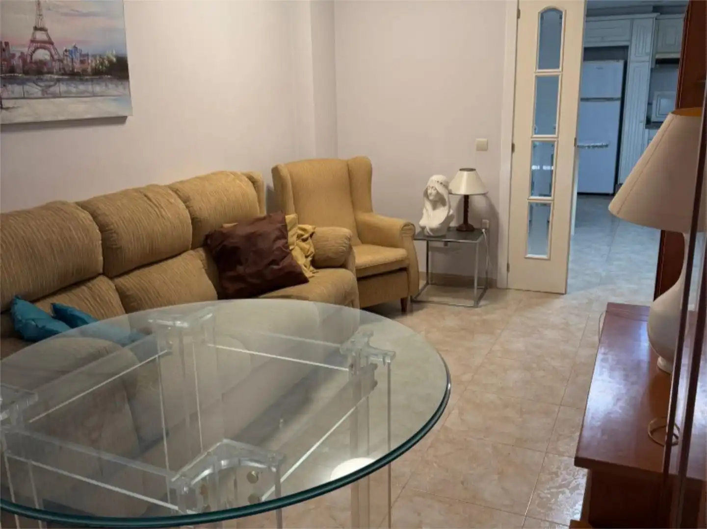 Study for rent in Carrer de Pablo Iglesias, 3, Zona Avenida del Mar Living room of Study for rent in Castellón de la Plana / Castelló de la Plana with Air Conditioner, Heating and Furnished