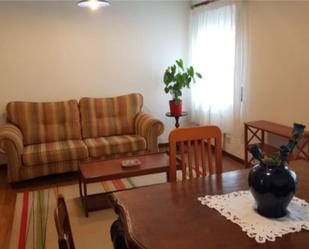 Living room of Flat to rent in Ferrol  with Heating, Private garden and Furnished