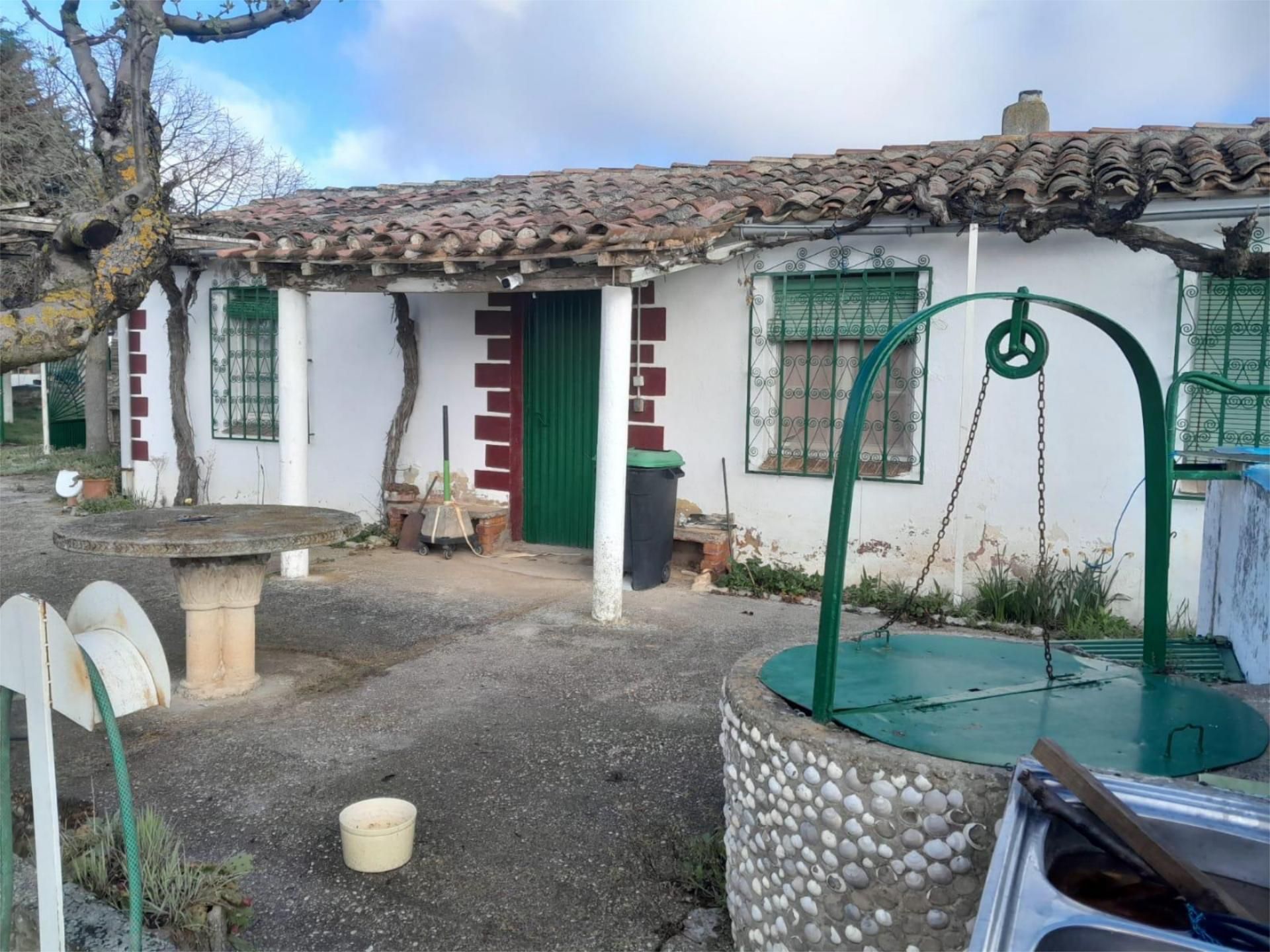 Exterior view of Country house for sale in Aranda de Duero  with Private garden, Storage room and Swimming Pool