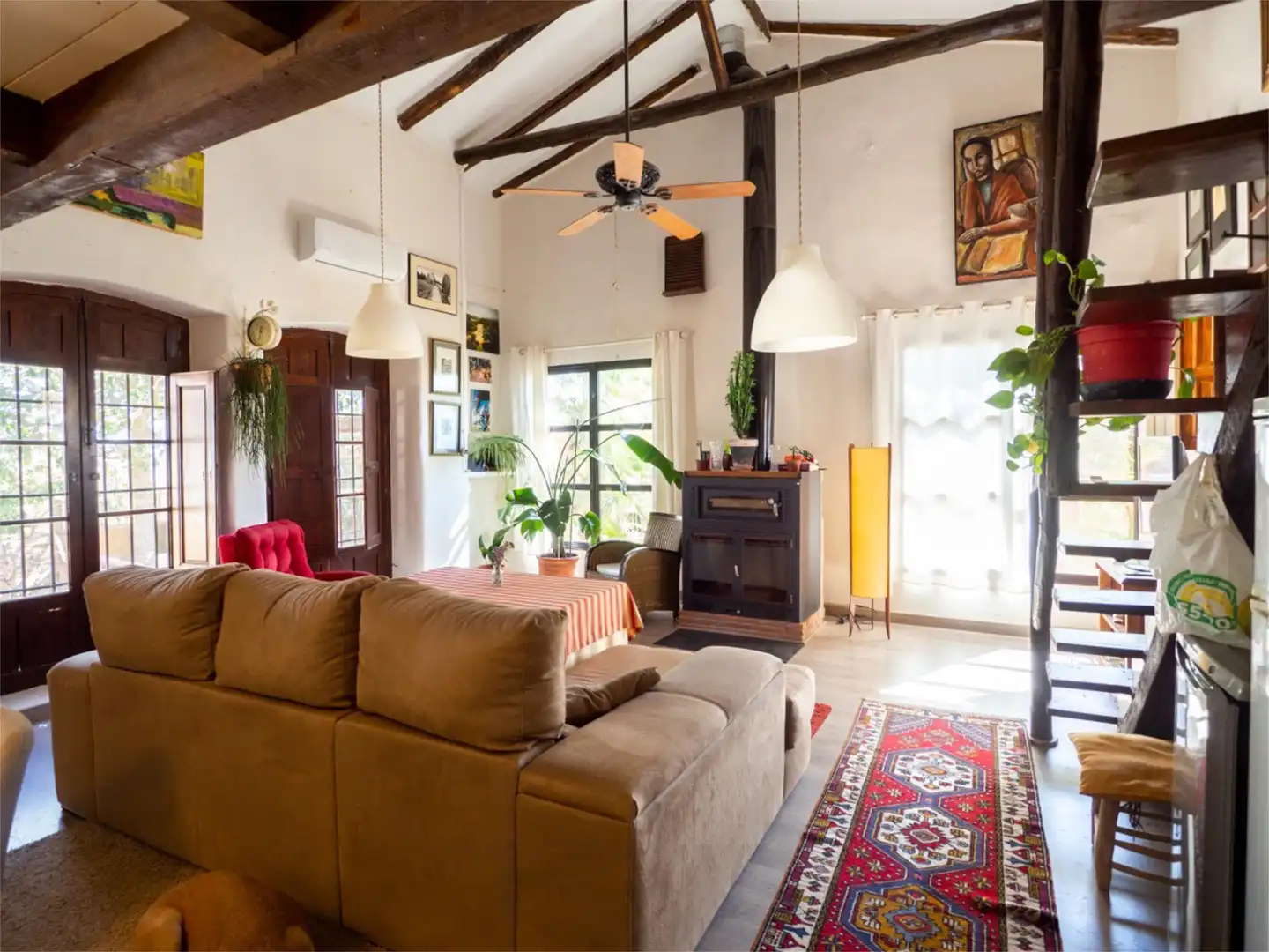 Houses for sale in Calle Duque de San Pedro, 50, Chimeneas Living room of Houses for sale in Chimeneas with Air Conditioner and Swimming Pool