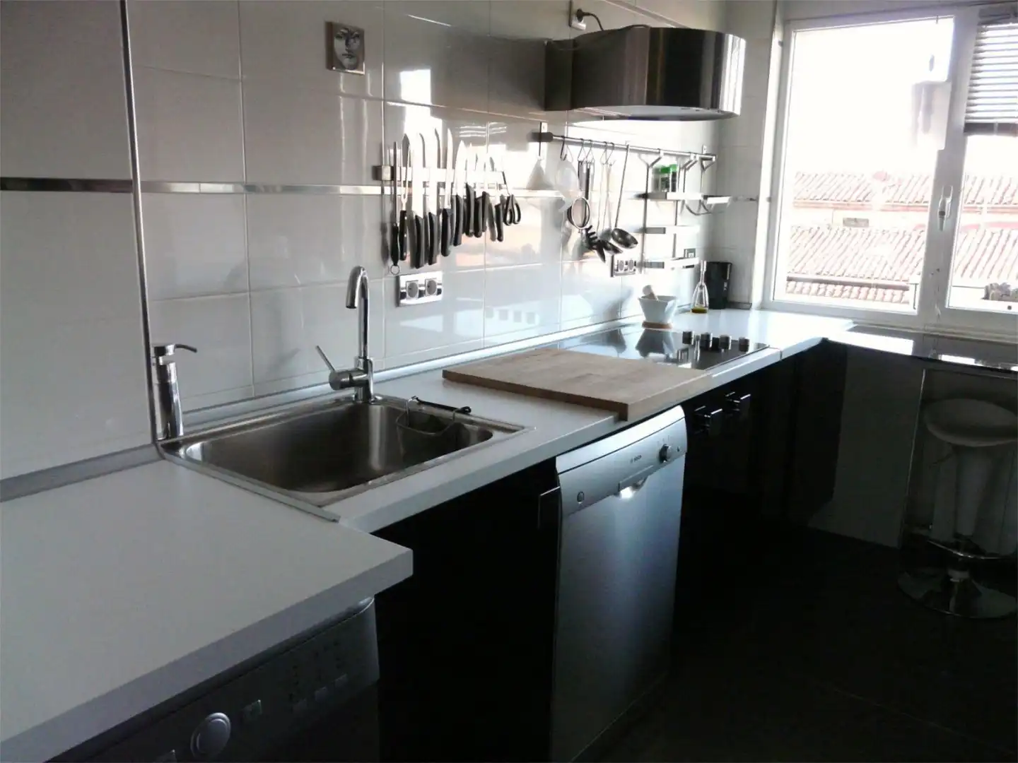 Kitchen of Flat for rent in León Capital   with Heating, Furnished and Balcony