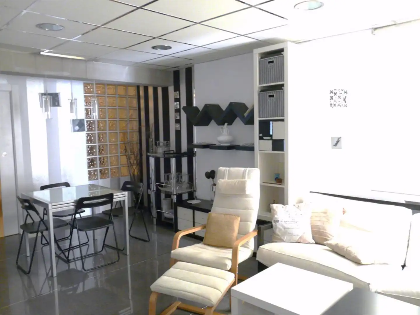 Living room of Flat for rent in León Capital   with Heating, Furnished and Balcony