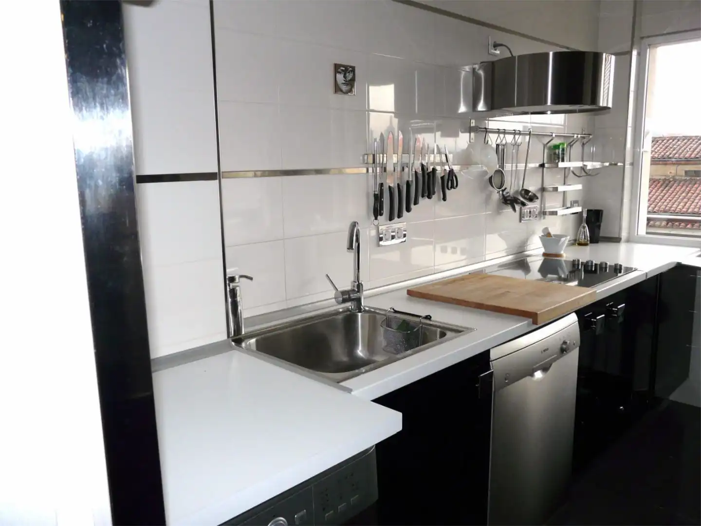 Kitchen of Flat for rent in León Capital   with Heating, Furnished and Balcony