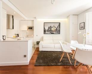 Living room of Flat to rent in  Madrid Capital  with Air Conditioner and Balcony