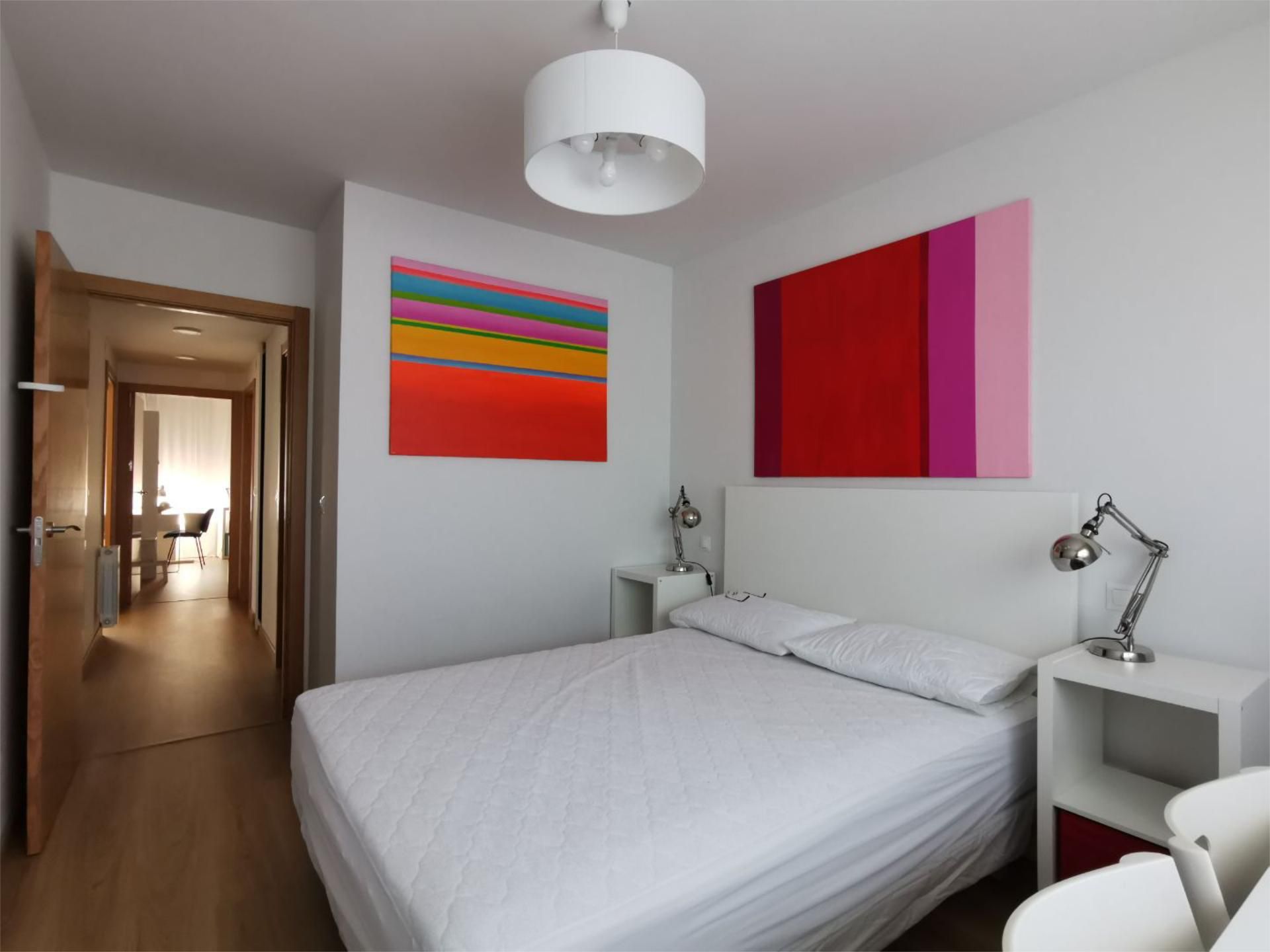 Bedroom of Flat to rent in Santander  with Heating, Private garden and Parquet flooring