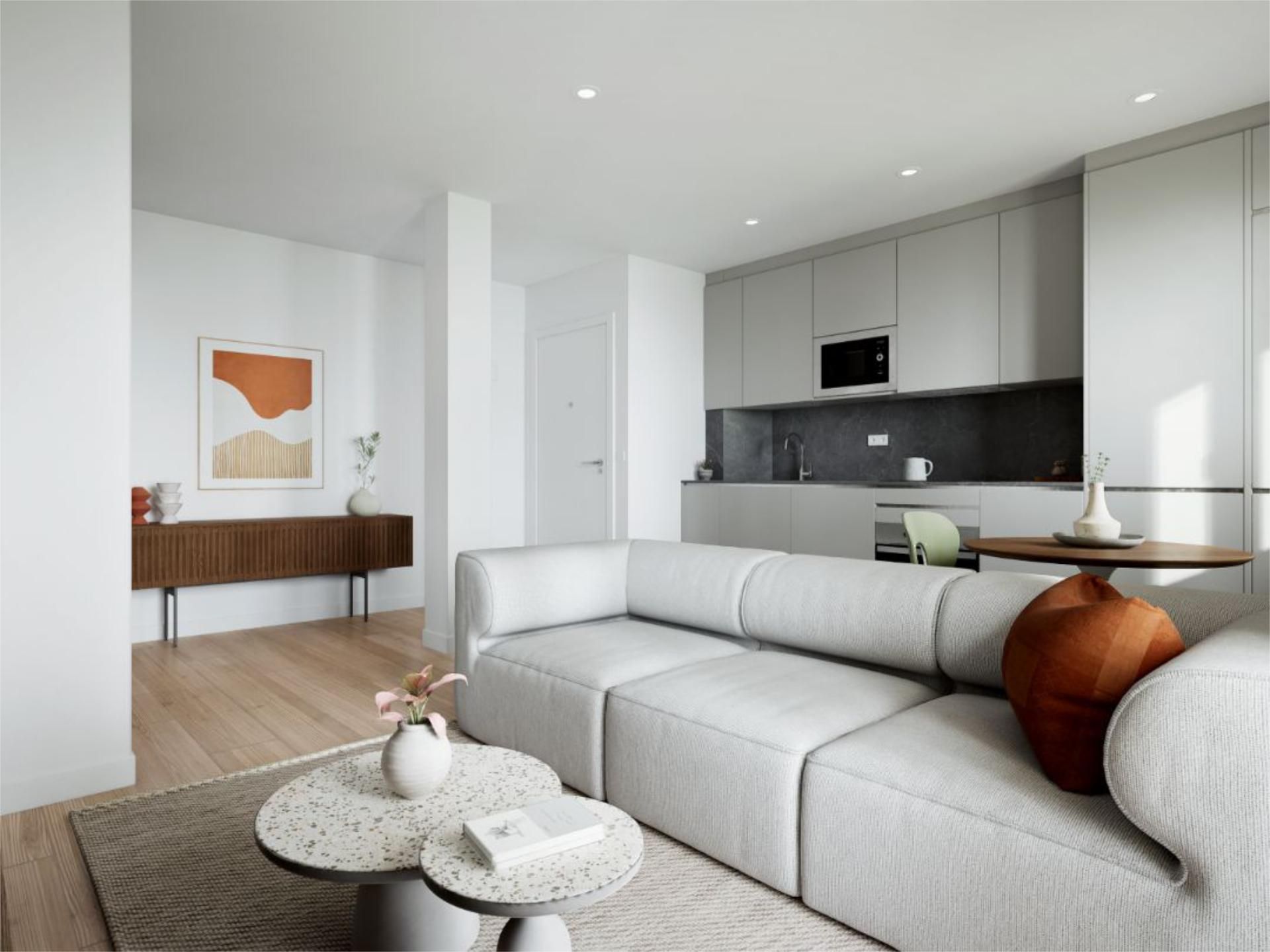 Living room of Flat for sale in  Sevilla Capital  with Air Conditioner and Balcony