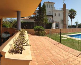 Garden of Duplex to rent in Ayamonte  with Air Conditioner, Heating and Private garden