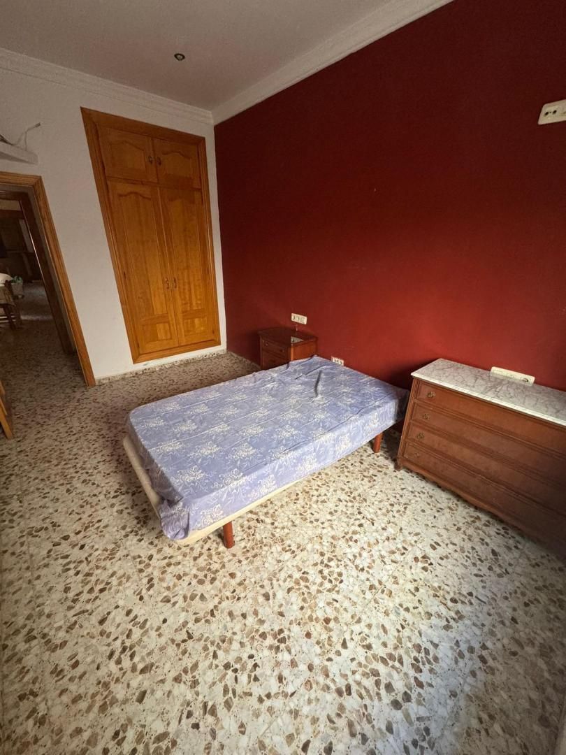 Bedroom of Planta baja to share in Málaga Capital  with Air Conditioner, Parquet flooring and Terrace