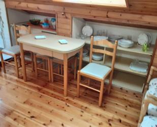Dining room of Attic to rent in Santoña  with Parquet flooring, Furnished and Oven