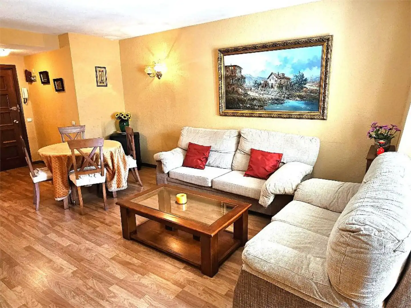 Wohnung zum Verkauf in Vial Camino, Cerezo de Arriba Wohnzimmer von Wohnung zum Verkauf in Cerezo de Arriba mit Heizung, Terrasse und Schwimmbad