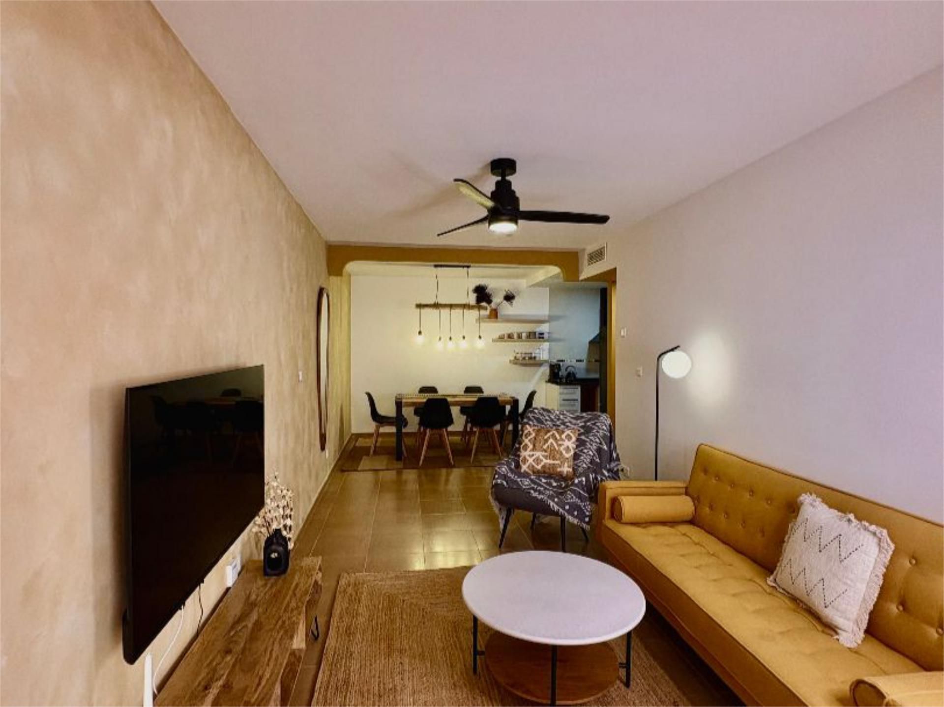 Living room of Flat to rent in Águilas  with Air Conditioner, Terrace and Swimming Pool