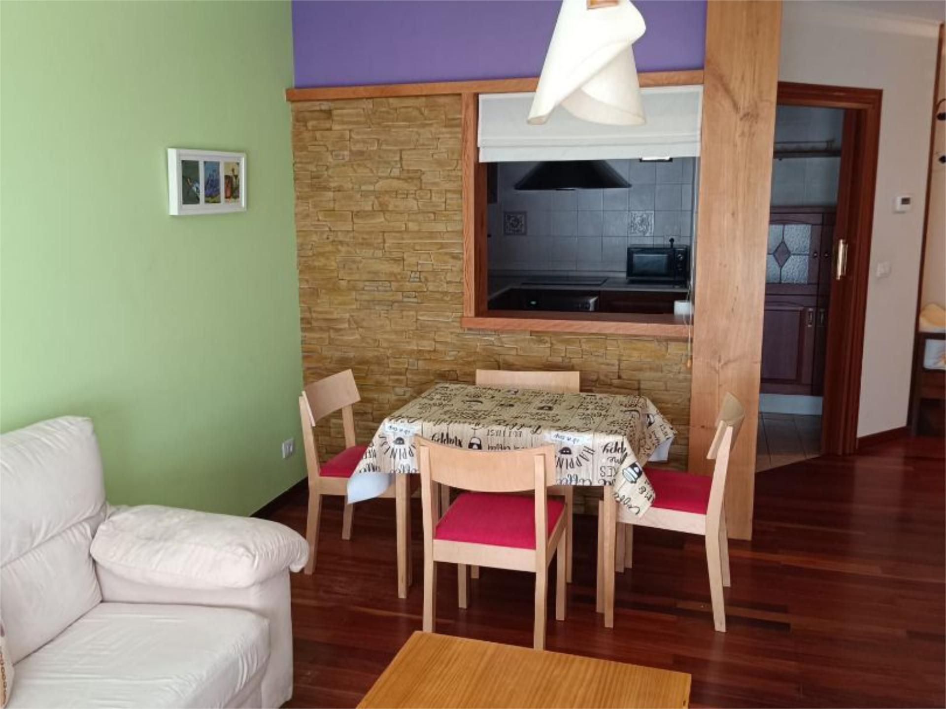 Dining room of Flat to rent in Lugo Capital  with Heating, Parquet flooring and Storage room