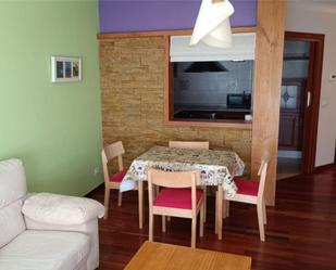 Dining room of Flat to rent in Lugo Capital  with Heating, Parquet flooring and Storage room
