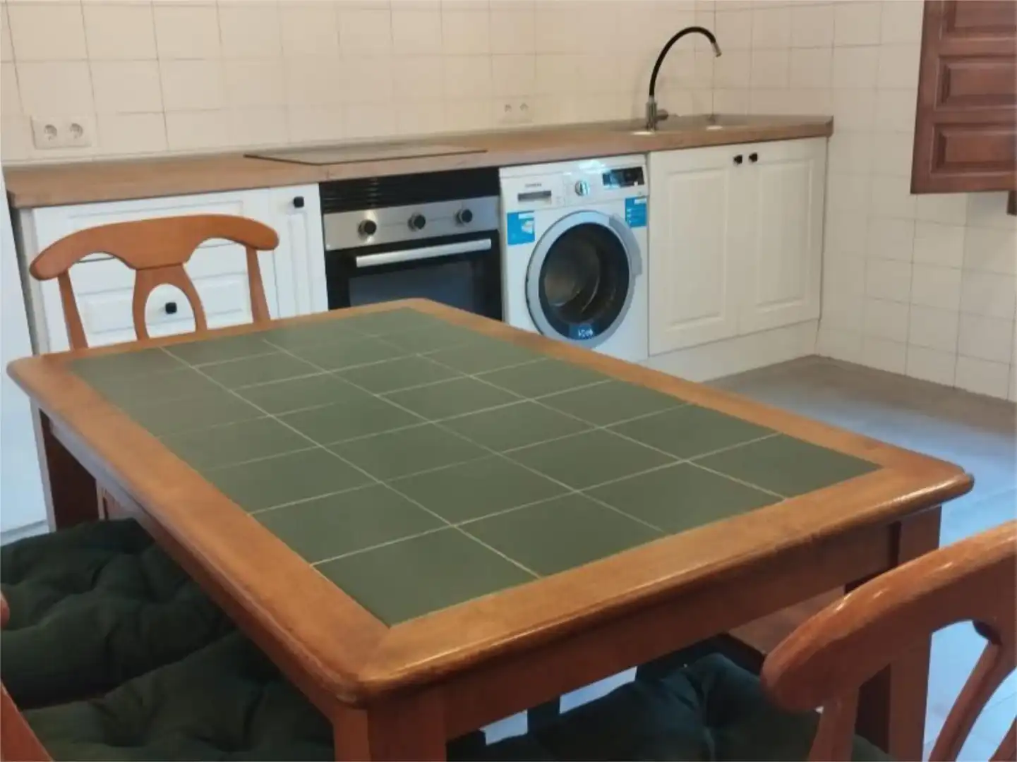 Pis en venda a N-632, 6, San Justo - Bedriñana Cuina de Pis en venda en Villaviciosa amb Jardí privat, Parquet i Moblat