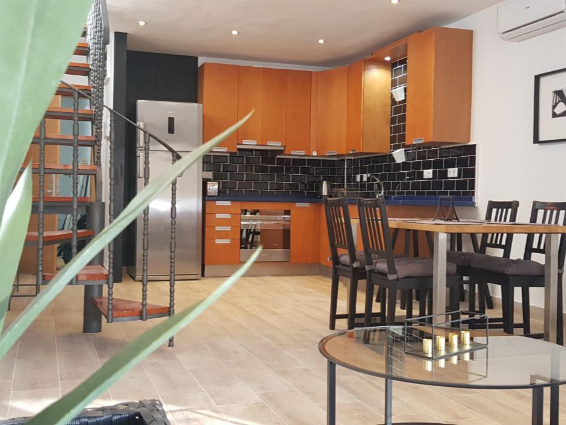 Kitchen of Flat to rent in Roquetas de Mar  with Air Conditioner, Terrace and Furnished