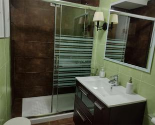 Bathroom of Flat to rent in Santiago de Compostela   with Heating, Parquet flooring and Furnished
