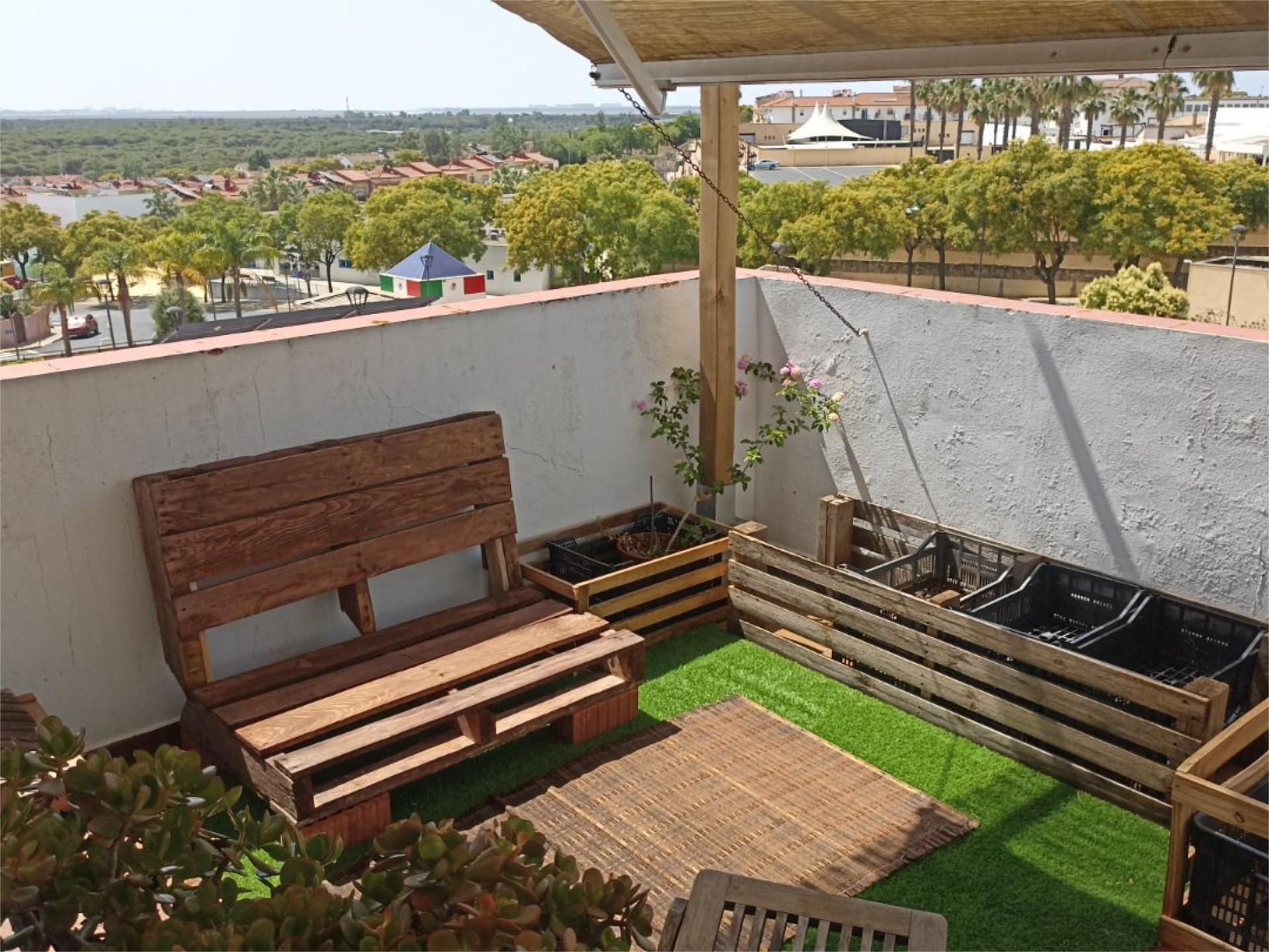 Terrace of Attic for sale in Aljaraque  with Air Conditioner, Heating and Parquet flooring