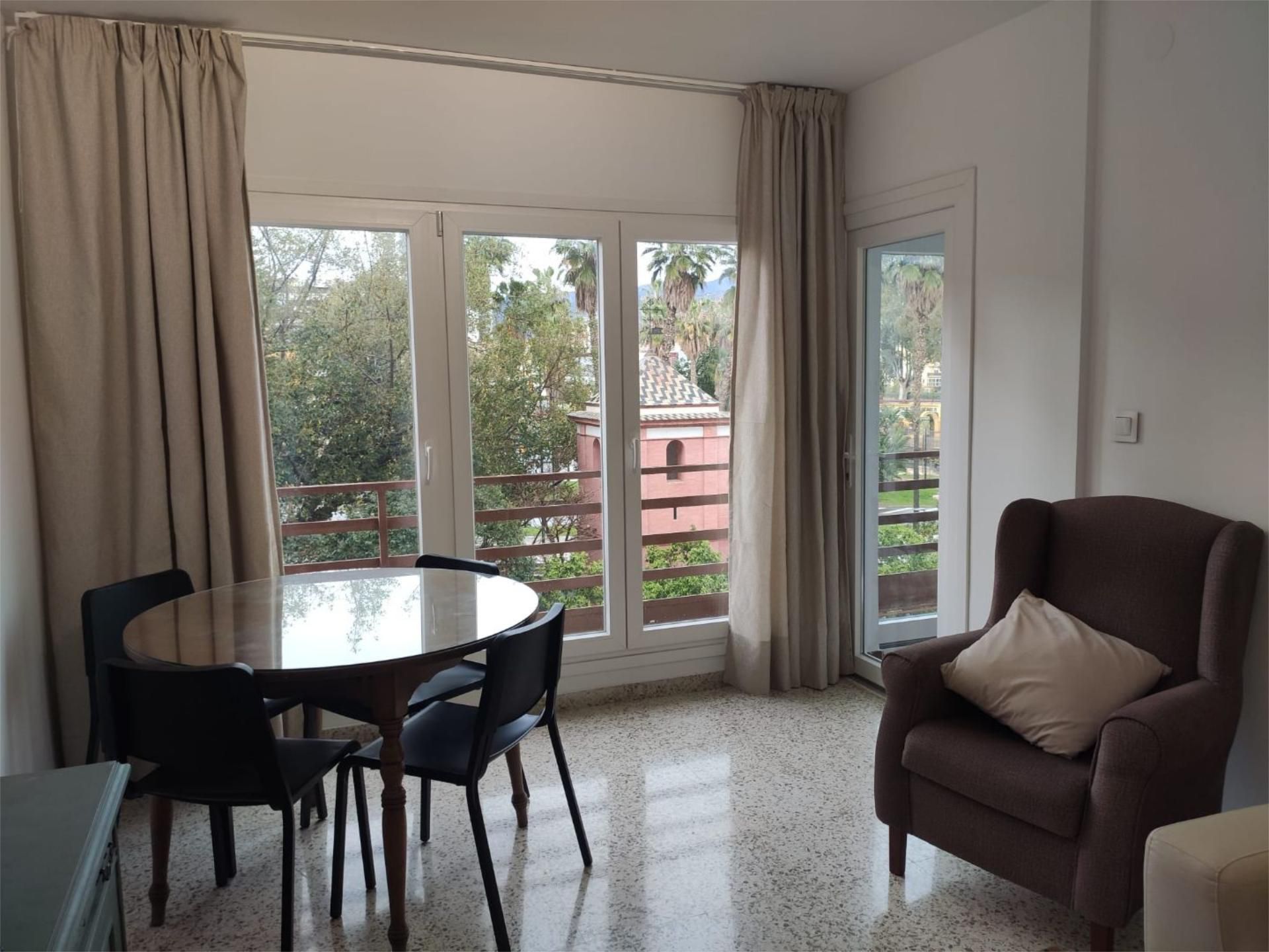 Dining room of Flat to rent in Málaga Capital  with Terrace, Furnished and Balcony