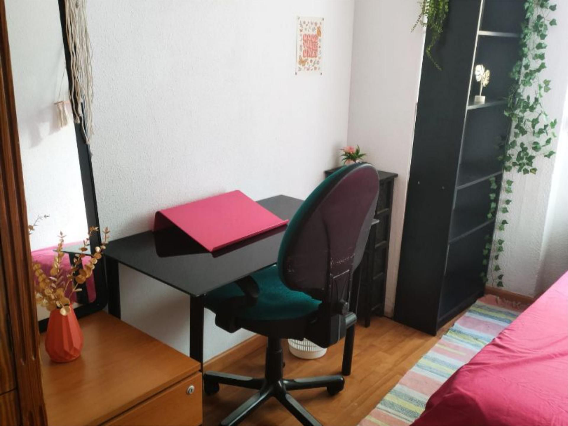 Bedroom of Flat to share in  Murcia Capital  with Parquet flooring, Furnished and Balcony