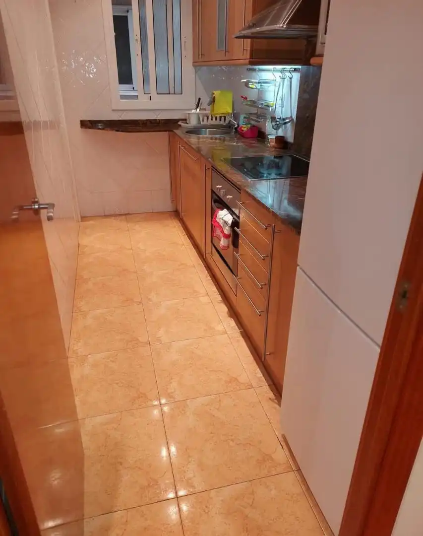 Küche von Wohnung zur Miete in  Valencia Capital mit Klimaanlage und Balkon