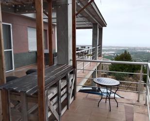 Terrassa de Casa o xalet en venda en La Font d'en Carròs amb Aire condicionat, Terrassa i Balcó