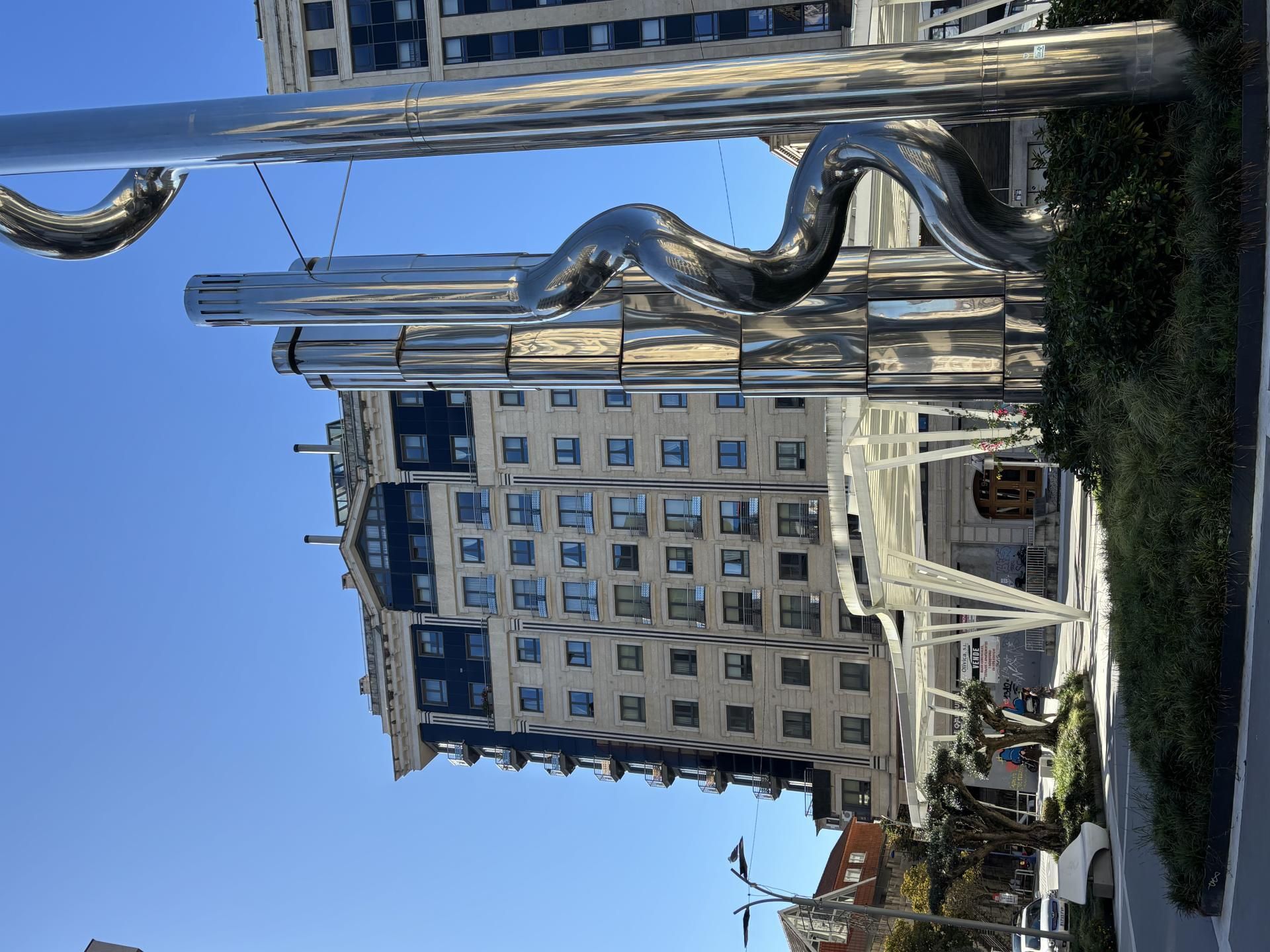 Piso de alquiler en Praza Francisco Fernández del Riego, 9, Plaza España - Corte Inglés Vista exterior de Piso de alquiler en Vigo  con Jardín privado, Trastero y Parking comunitario