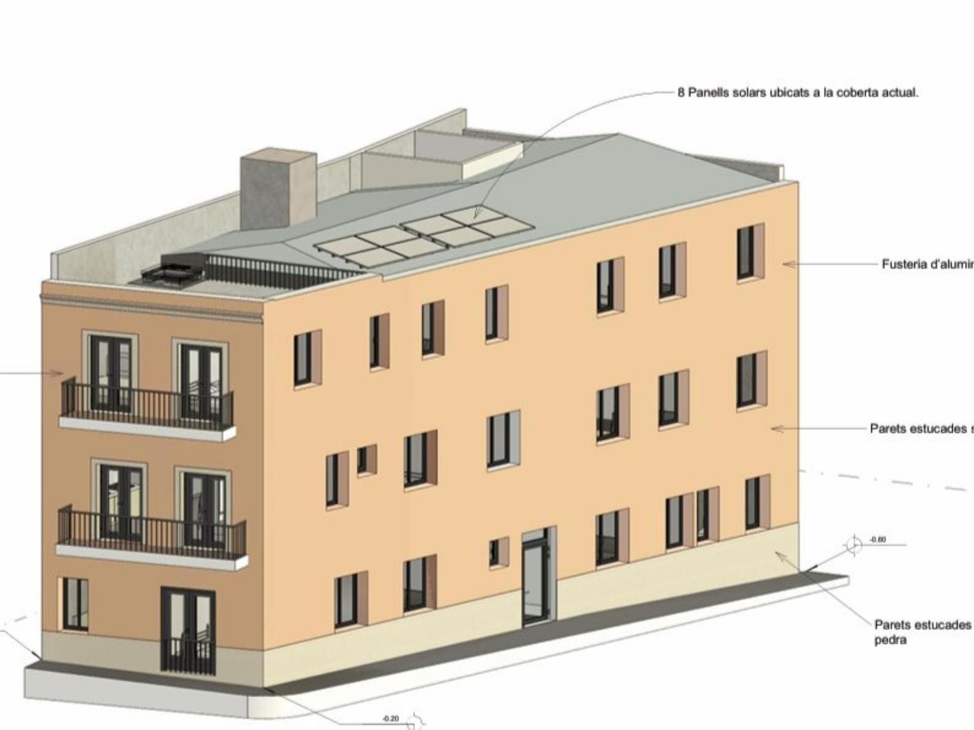 Exterior view of Flat for sale in La Cellera de Ter  with Air Conditioner, Heating and Parquet flooring