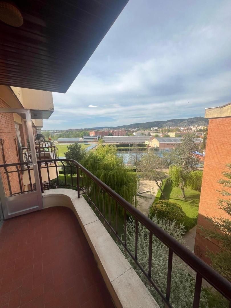 Terrace of Flat to rent in Cuenca Capital  with Heating, Parquet flooring and Terrace