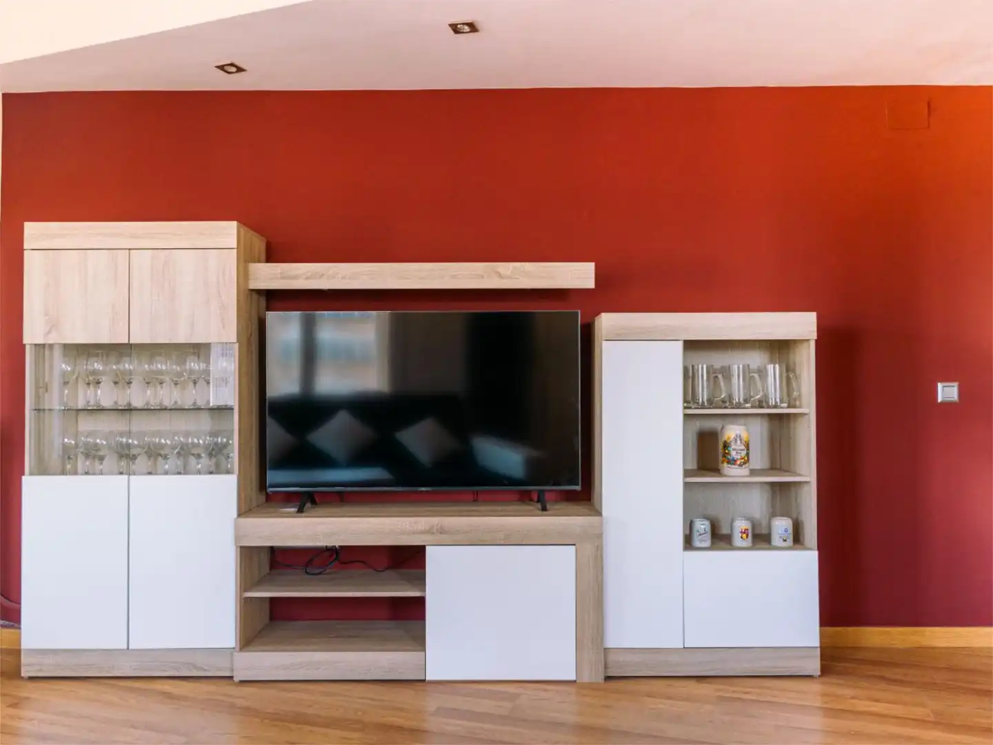 Sala de estar de Piso para compartir en Haro con Calefacción, Parquet y Terraza