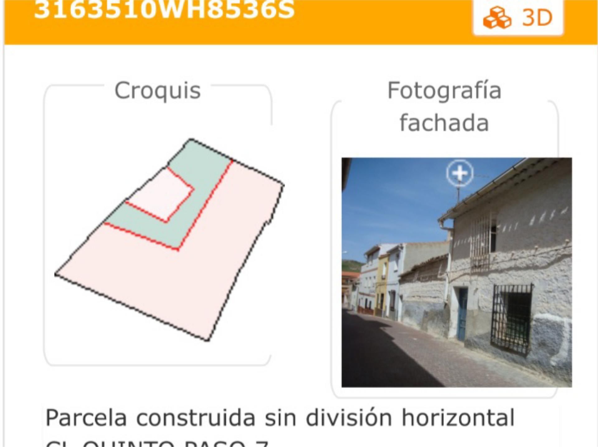 Vista exterior de Casa adosada en venta en Elche de la Sierra