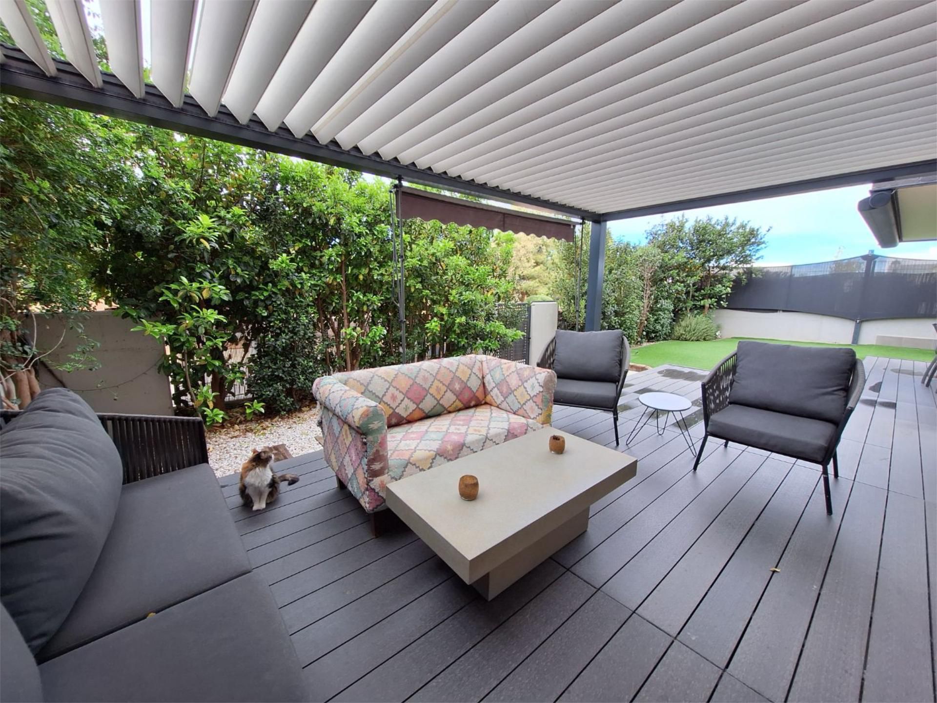 Terrace of Flat for sale in Rocafort  with Air Conditioner, Heating and Private garden