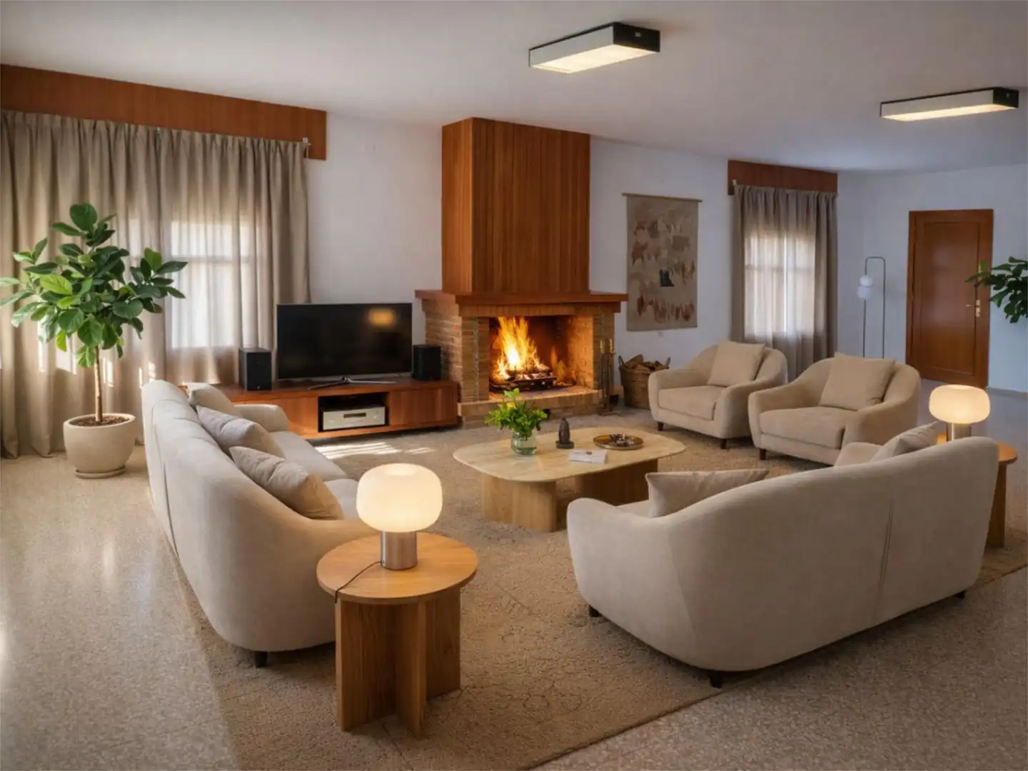 Living room of Flat for sale in Córdoba  with Air Conditioner, Private garden and Terrace