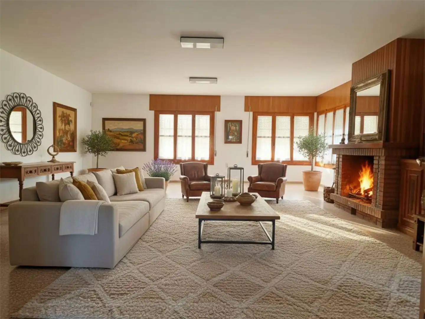 Living room of Flat for sale in Córdoba  with Air Conditioner, Private garden and Terrace