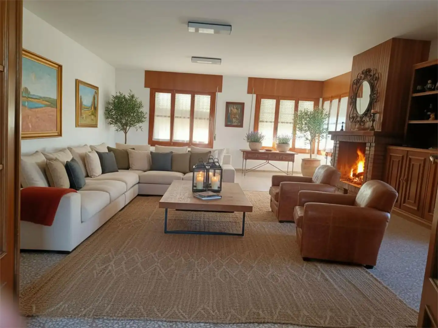 Living room of Flat for sale in Córdoba  with Air Conditioner, Private garden and Terrace