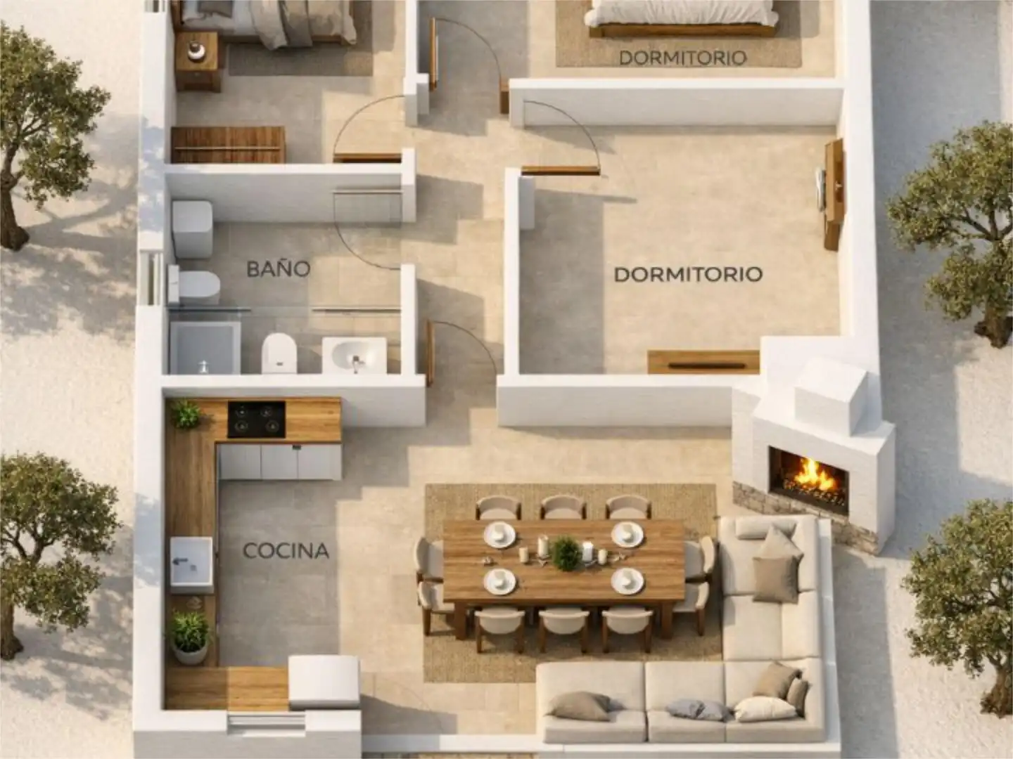 Flat for sale in Córdoba  with Air Conditioner, Private garden and Terrace