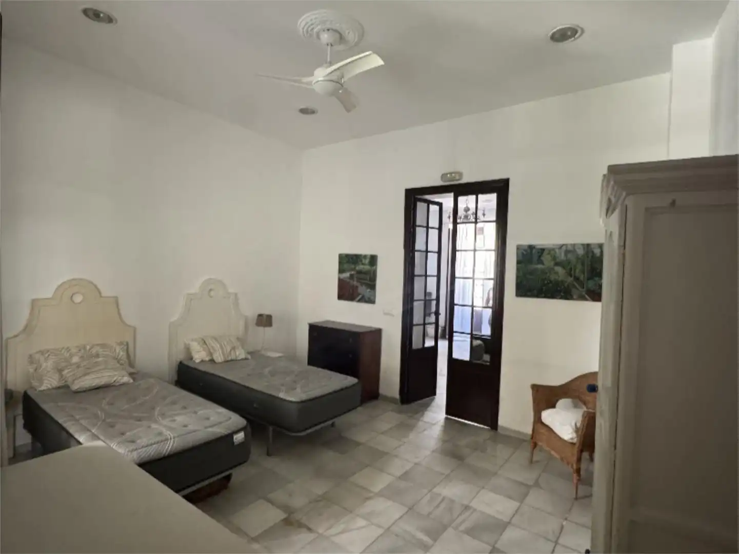 Apartament de lloguer a Calle Larga, 64, Casco Histórico - Ribera del Marisco Dormitori de Apartament de lloguer en El Puerto de Santa María amb Aire condicionat, Calefacció i Moblat