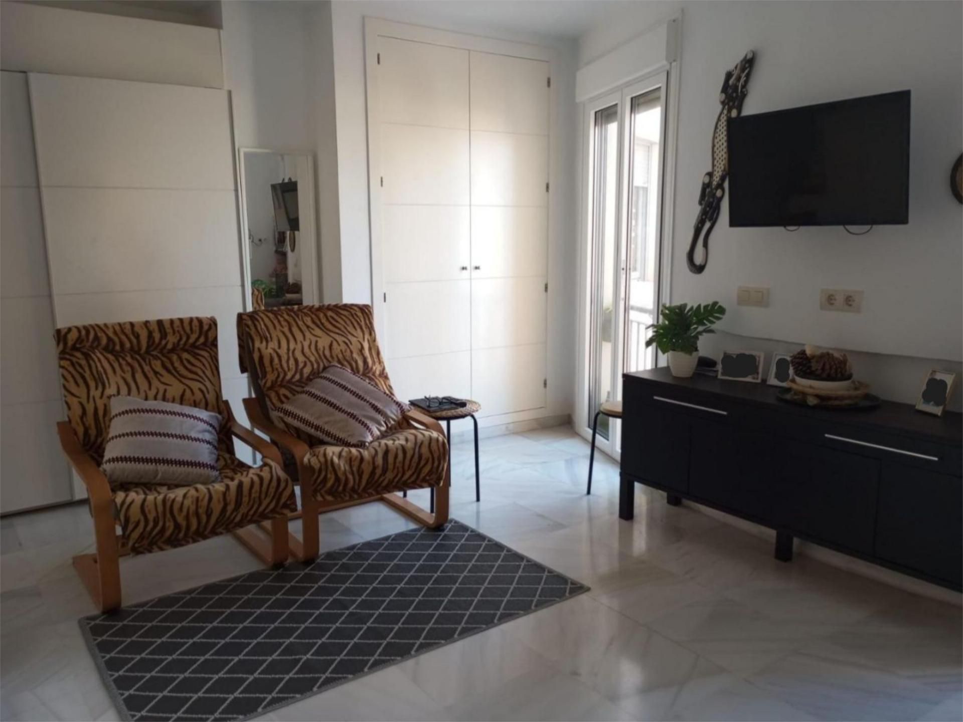 Living room of Study to rent in Málaga Capital  with Air Conditioner, Heating and Furnished
