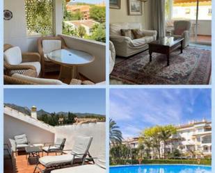 Vista exterior de Àtic de lloguer en Marbella amb Terrassa i Piscina