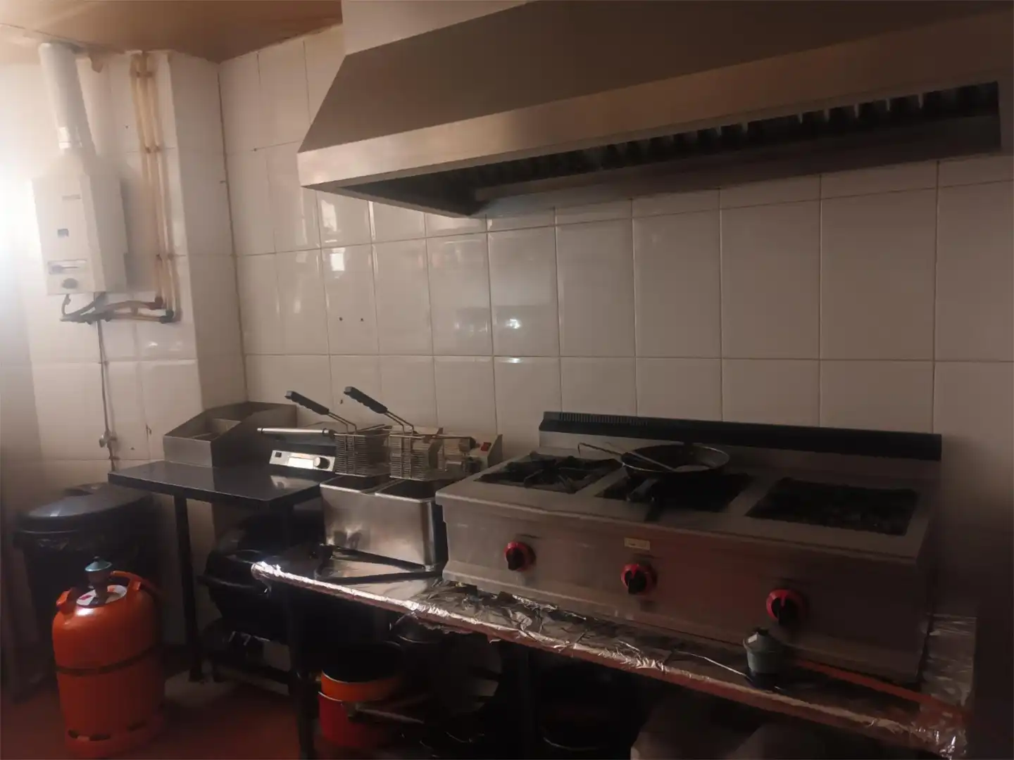 Cocina de Local en traspaso en Villanueva del Trabuco con Aire acondicionado y Calefacción