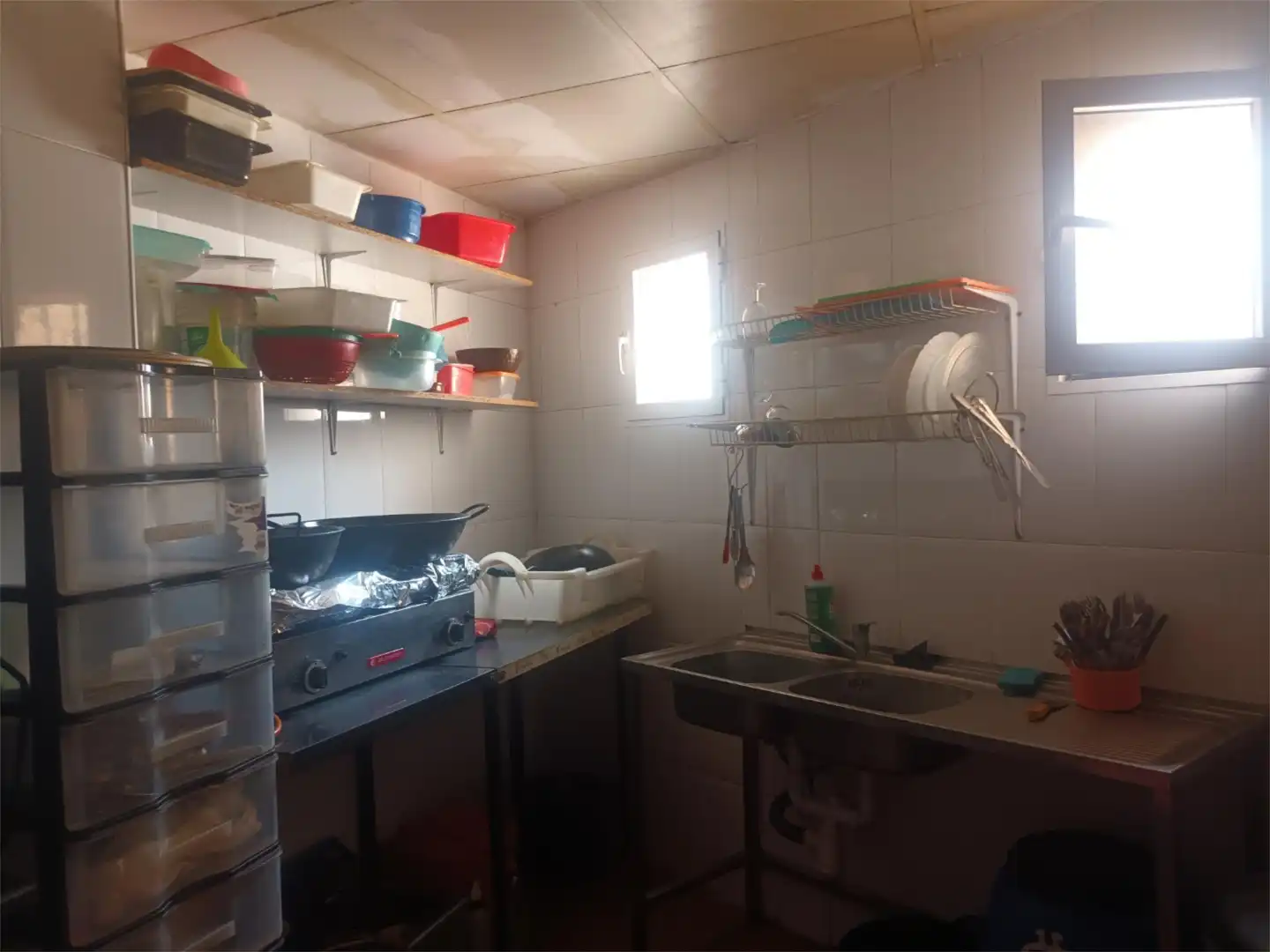Cocina de Local en traspaso en Villanueva del Trabuco con Aire acondicionado y Calefacción