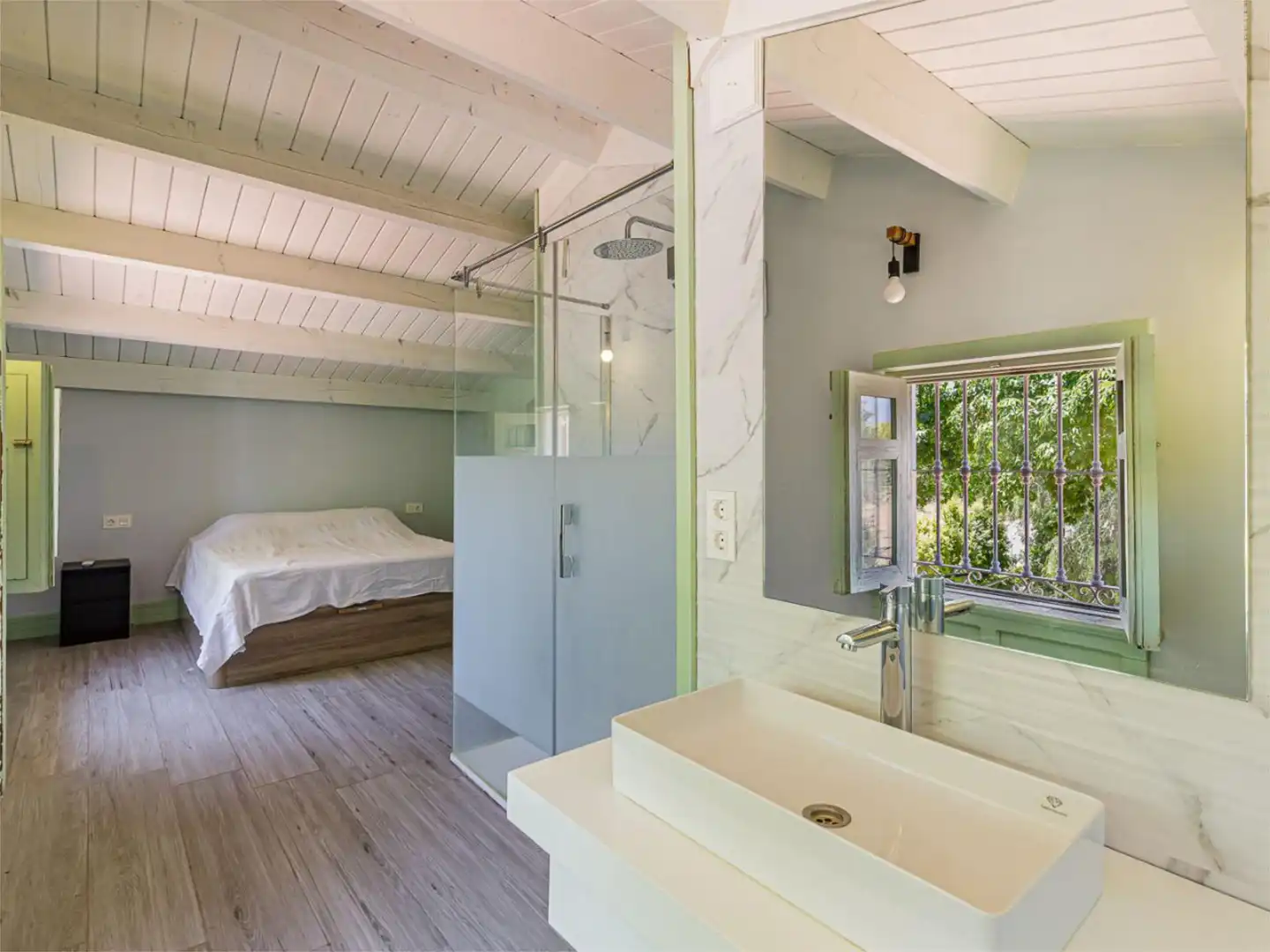 Houses for rent in Camino la Sierra, 42, Alquería - Torrealquería Bathroom of Houses for rent in Alhaurín de la Torre with Air Conditioner and Terrace