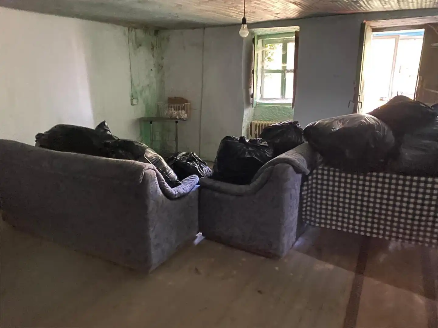 Sala de estar de Casa adosada en venta en Os Blancos 