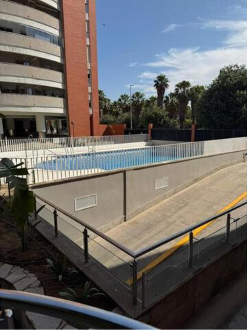 Swimming pool of Flat to rent in  Sevilla Capital  with Heating, Terrace and Storage room