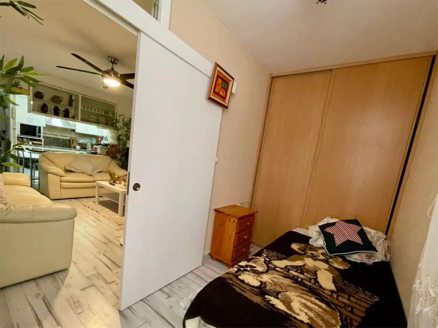 Wohnung zur Miete in Calle de Cólogan, 6, Zona Martiánez Schlafzimmer von Wohnung zur Miete in Puerto de la Cruz mit Parkett, Terrasse und Möbliert