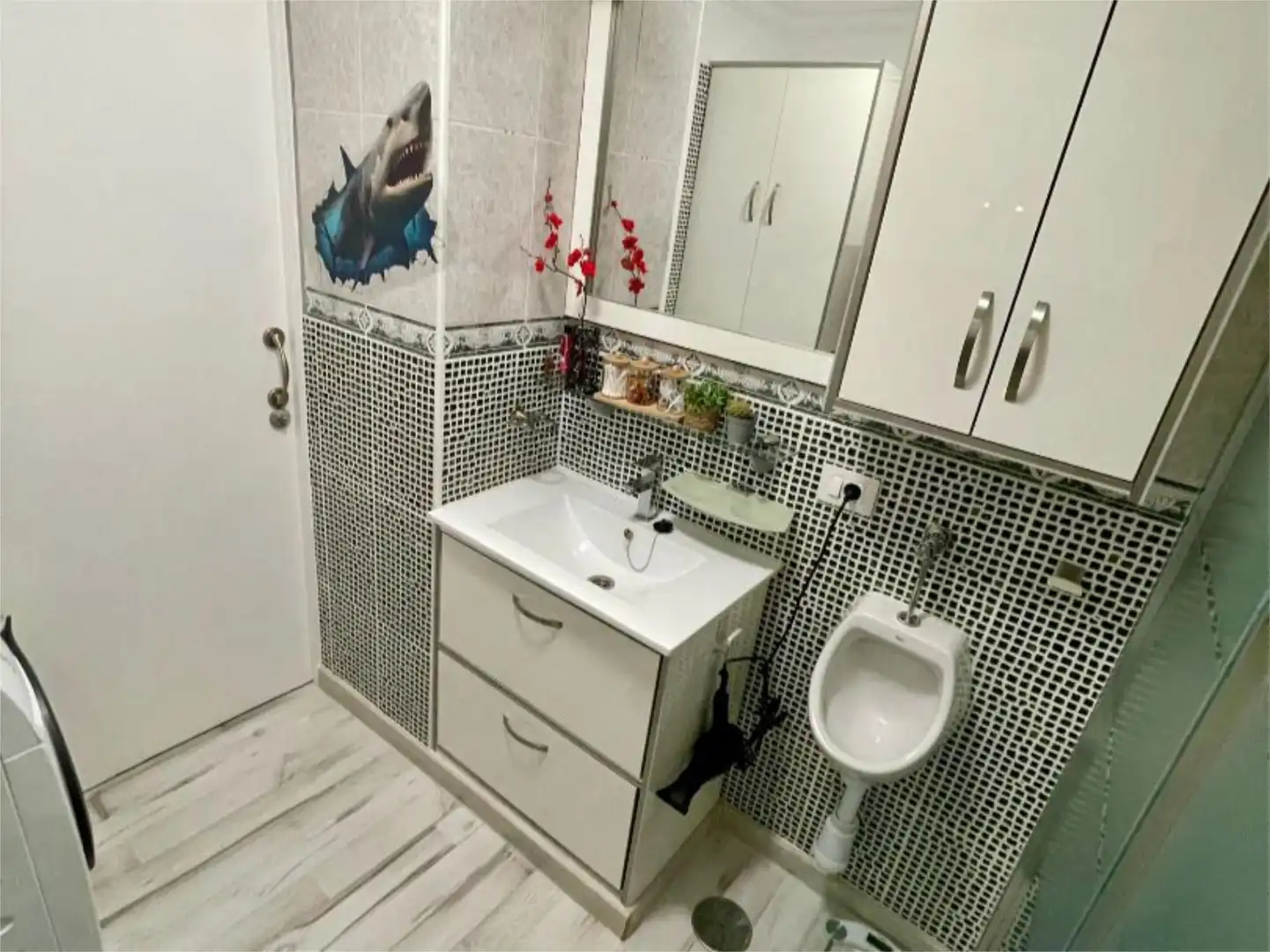 Wohnung zur Miete in Calle de Cólogan, 6, Zona Martiánez Badezimmer von Wohnung zur Miete in Puerto de la Cruz mit Parkett, Terrasse und Möbliert