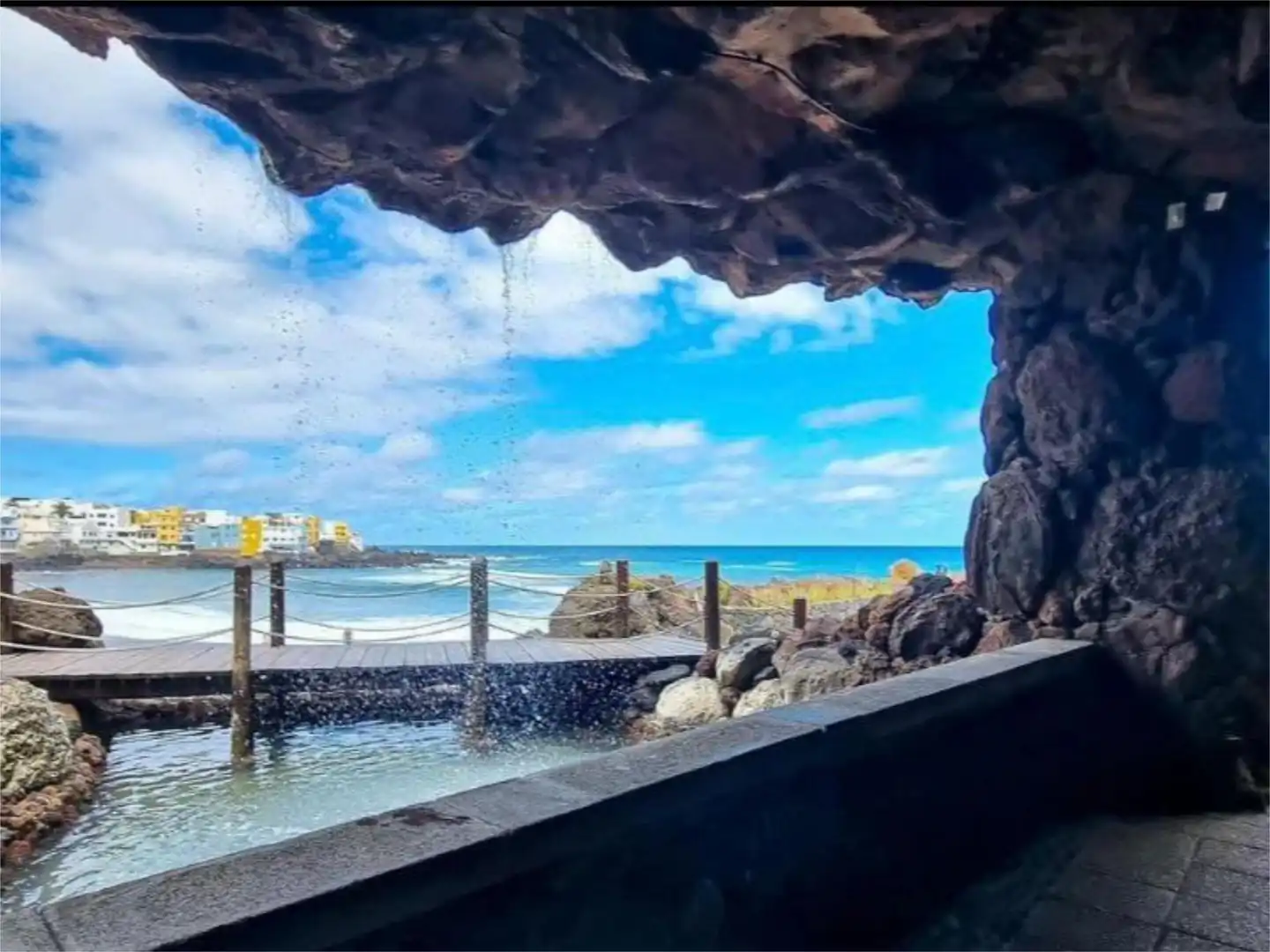 Wohnung zur Miete in Calle de Cólogan, 6, Zona Martiánez Außenansicht von Wohnung zur Miete in Puerto de la Cruz mit Parkett, Terrasse und Möbliert
